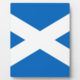 Flag of Scotland - Bratach na h-Alba Plaque