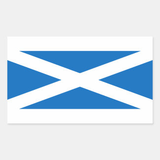 Flag of Scotland - Bratach na h-Alba Rectangular Sticker