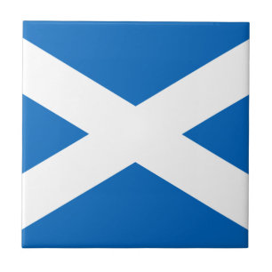 Flag of Scotland - Bratach na h-Alba Tile