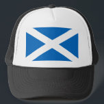 Flag of Scotland - Bratach na h-Alba Trucker Hat<br><div class="desc">Flag of Scotland - Bratach na h-Alba - Banner o Scotland - Saint Andrew's Cross - Saltire</div>