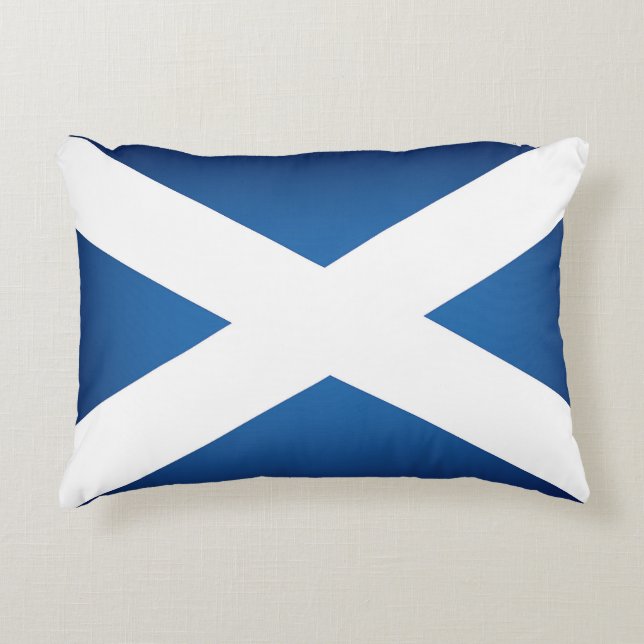 Flag of Scotland Decorative Cushion (Front)