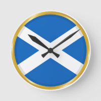Flag of Scotland in Golden Circle