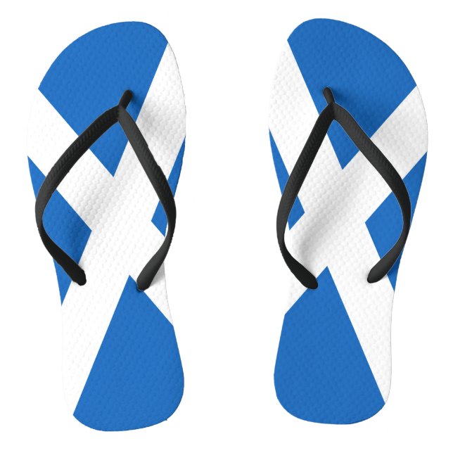 Flag of Scotland Jandals (Footbed)