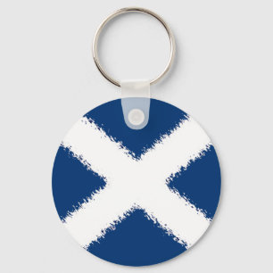 Flag of Scotland Key Ring