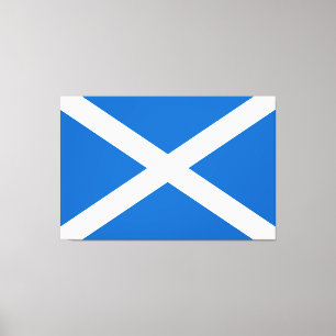 Flag of Scotland or Saltire Canvas Print