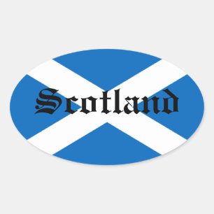 Flag of Scotland Oval Sticker