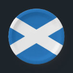Flag of Scotland Paper Plates<br><div class="desc">Flag of Scotland Paper Plates</div>