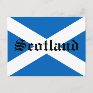 Flag of Scotland Postcard