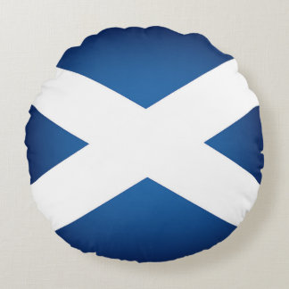 Flag of Scotland Round Cushion
