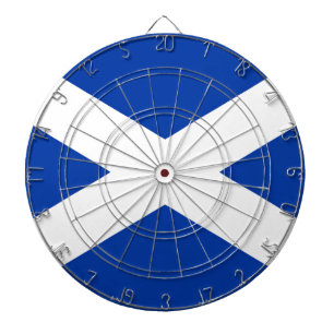 Flag of Scotland Saltire - High Quality Image Dartboard