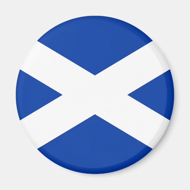 Flag of Scotland Saltire - High Quality Image Magnet (Front)