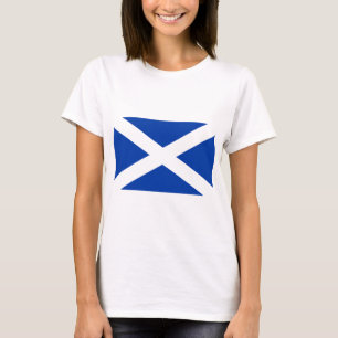 Flag of Scotland Saltire - High Quality Image T-Shirt