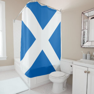 Flag of Scotland Shower Curtain