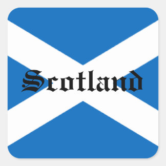 Flag of Scotland Square Sticker