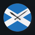 Flag of Scotland Wall Clock<br><div class="desc">Flag of Scotland Wall Clock</div>