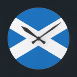 Flag of Scotland Wall Clock<br><div class="desc">Flag of Scotland Wall Clock</div>