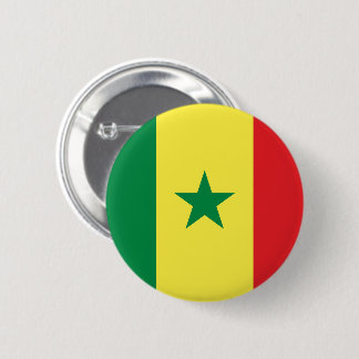 Flag of Senegal 6 Cm Round Badge