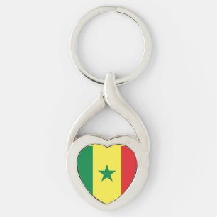 Flag of Senegal Key Ring