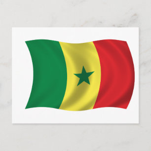 Flag of Senegal Postcard