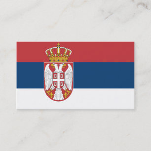 Flag of Serbia Business Cards