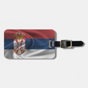 Flag Of Serbia Luggage Tag
