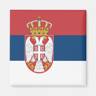 Flag of Serbia Magnet