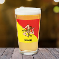 Flag of Sicily Sicilian Beer