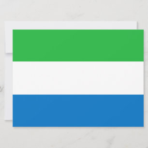 Flag of Sierra Leone Card