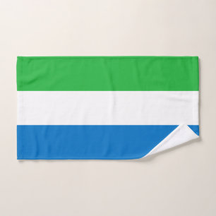Flag of Sierra Leone Hand Towel