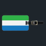 Flag of Sierra Leone Luggage Tag<br><div class="desc">Flag of Sierra Leone</div>