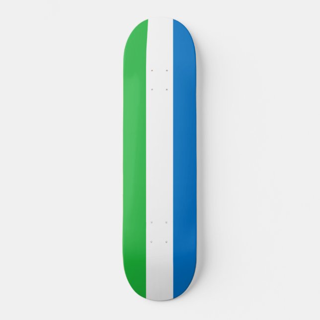 Flag of Sierra Leone Skateboard (Front)