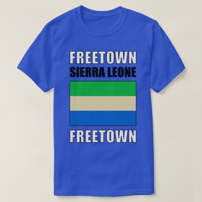 Flag of Sierra Leone T-Shirt (Design Front)