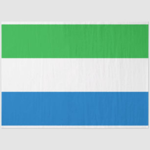 Flag of Sierra Leone Tissue Paper