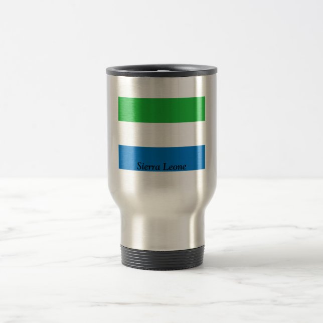 Flag of Sierra Leone Travel Mug (Center)
