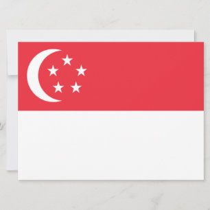 Flag of Singapore Card