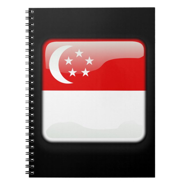 Flag of Singapore Notebook (Front)