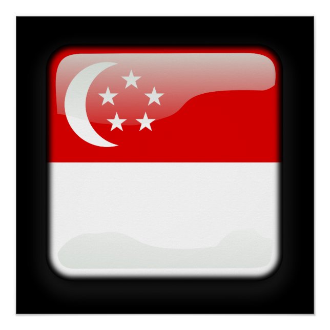 Flag of Singapore Poster (Front)