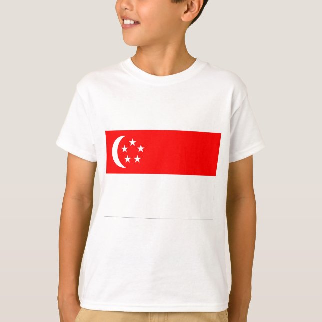Flag of Singapore T-Shirt (Front)
