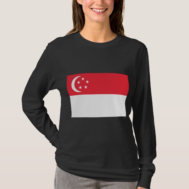 Flag of Singapore T-Shirt (Front)