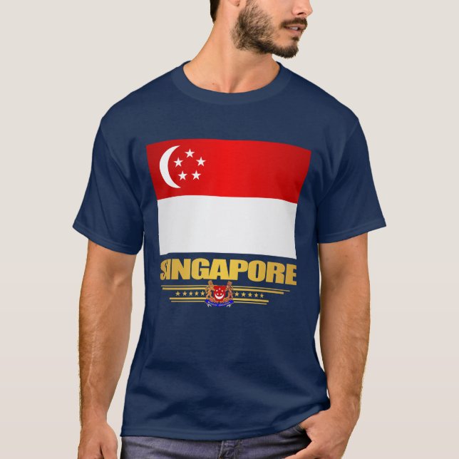 Flag of Singapore T-Shirt (Front)