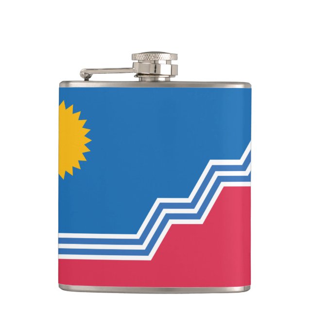 Flag of Sioux Falls, South Dakota Hip Flask (Front)