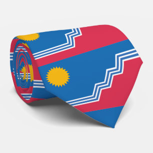 Flag of Sioux Falls, South Dakota Tie