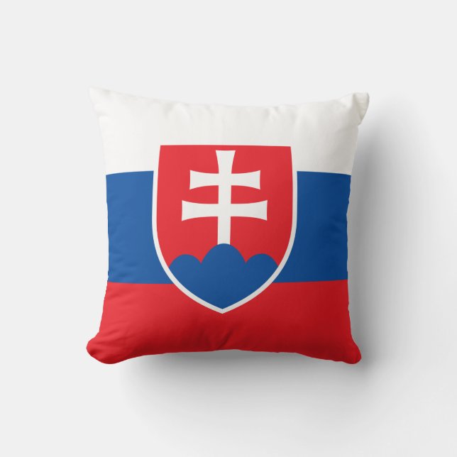 Flag of Slovakia Cushion (Front)