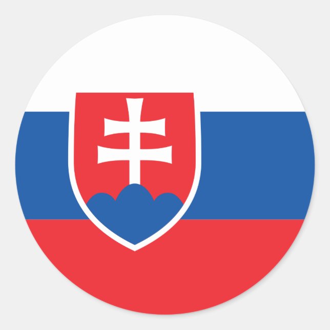 Flag of Slovakia Sticker (Front)
