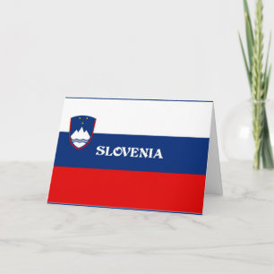 Flag of Slovenia Card