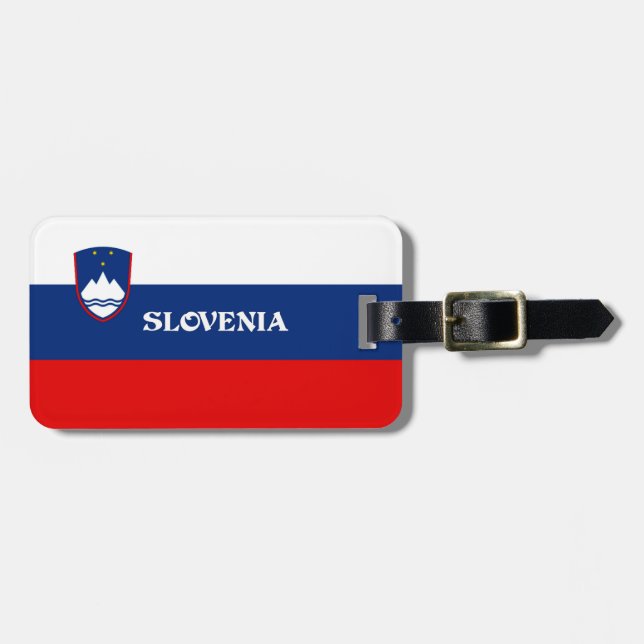 Flag of Slovenia Luggage Tag (Front Horizontal)