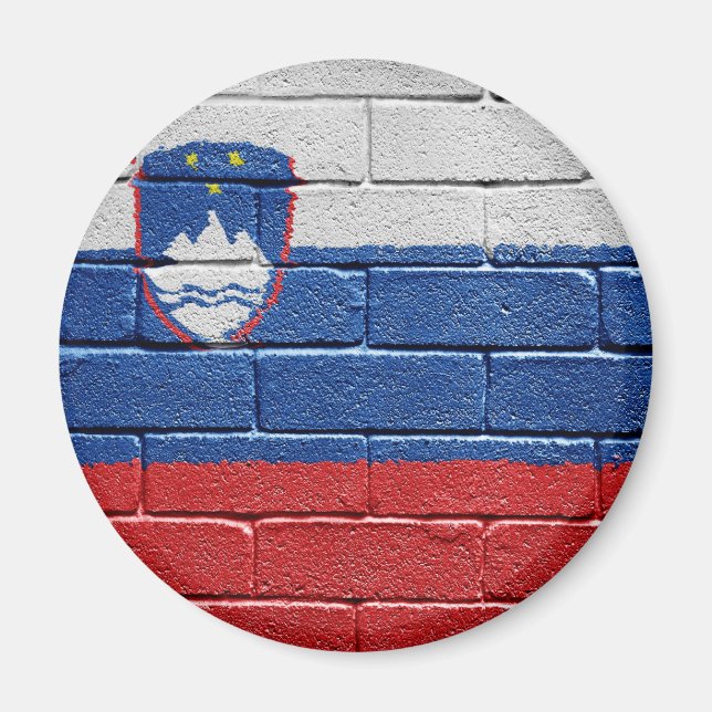Flag of Slovenia Magnet (Front)