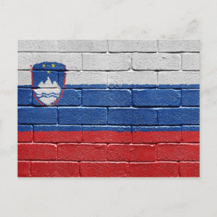 Flag of Slovenia Postcard
