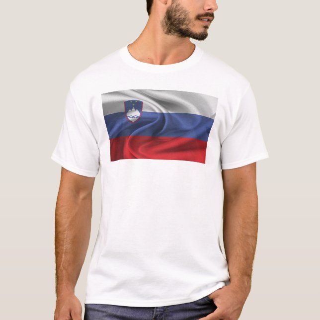 Flag Of Slovenia T-Shirt (Front)