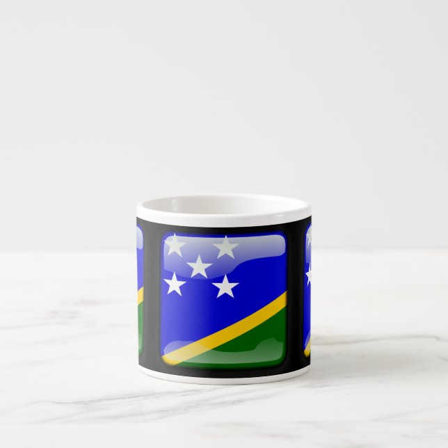 Flag of Solomon Islands Espresso Cup (Front)